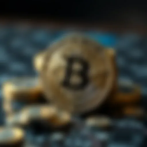 Conceptual representation of digital currency