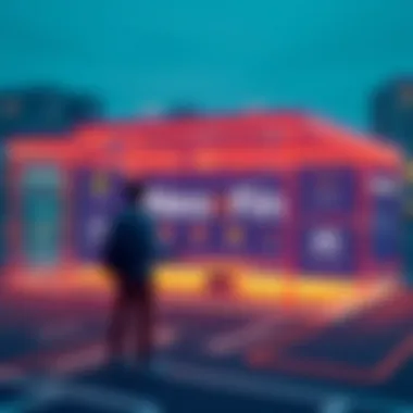 Conceptual illustration of NeoFin platform features