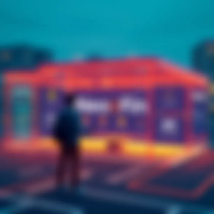 Conceptual illustration of NeoFin platform features