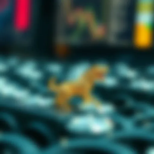 Conceptual illustration of NFTs representing uniqueness and digital ownership