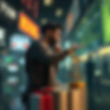 Illustration showcasing legal and ethical considerations in the NFT space