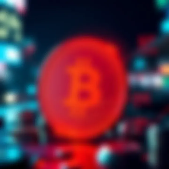 Graphic showcasing risks associated with cryptocurrency