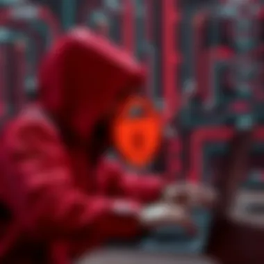 Conceptual image representing online security and privacy