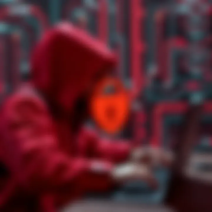 Conceptual image representing online security and privacy