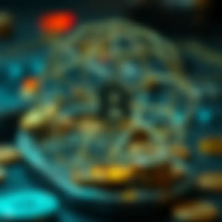 Conceptual representation of decentralized finance