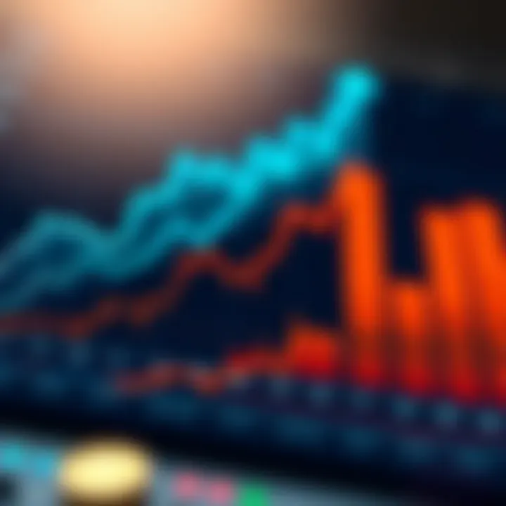 Graph showcasing growth potential in crypto markets