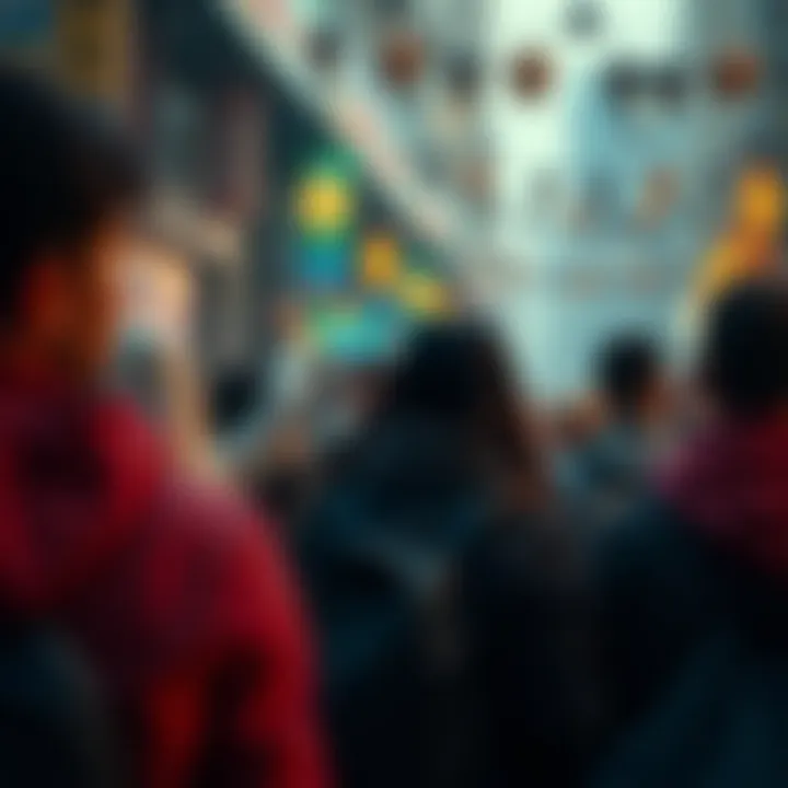 Conceptual image of community engagement within Paxful