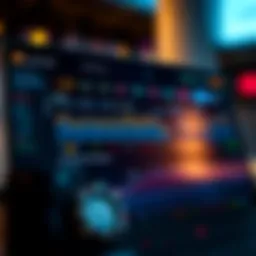 Visual representation of a portfolio tracker dashboard