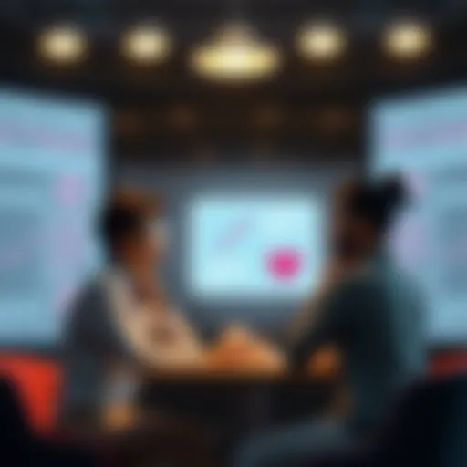 Illustration depicting the concept of referral programs in marketing