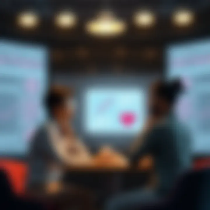 Illustration depicting the concept of referral programs in marketing