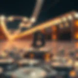 Conceptual illustration of blockchain technology in rendering services