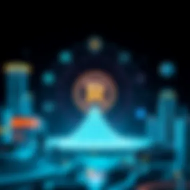 The Future Ecosystem of Reperium Coin Futuristic depiction of Reperium Coin's ecosystem