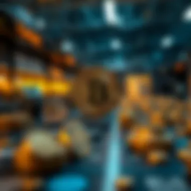 Diverse types of staking platforms represented visually