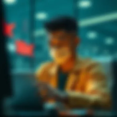 Illustration of user experience in staking sites