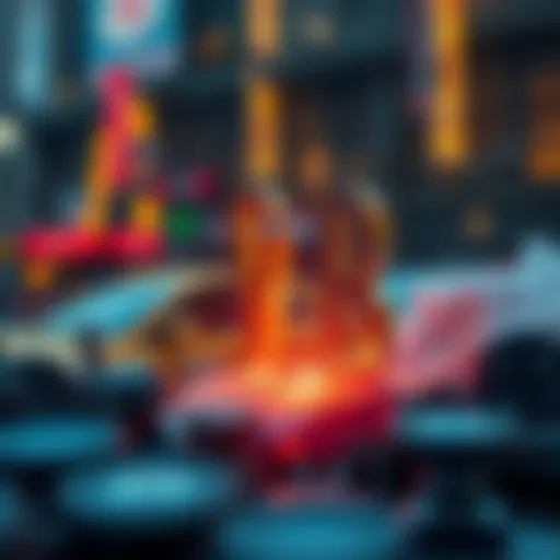 Visual representation of the SVB collapse impact on the financial sector