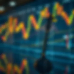 A visual representation of swing trading concepts