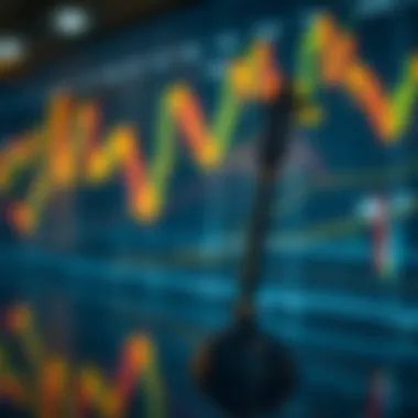 A visual representation of swing trading concepts