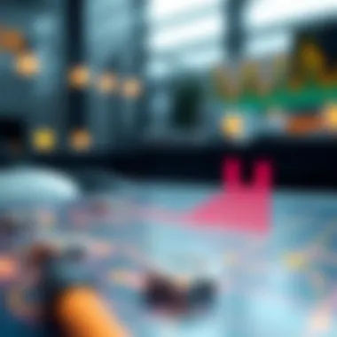 Graph illustrating the functionality of a synthetic platform