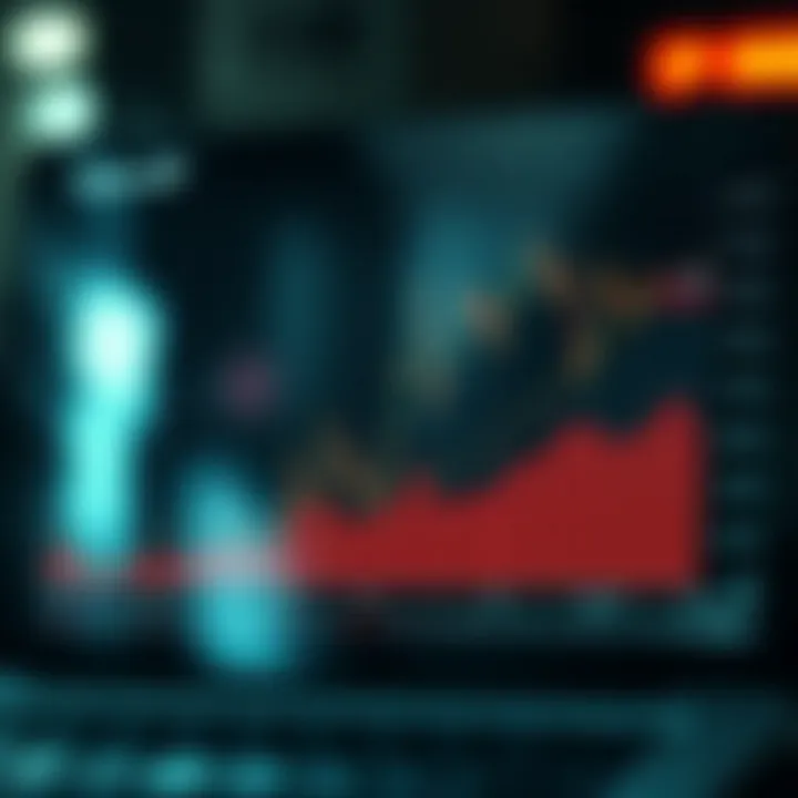 A graph illustrating market trends related to GP coins