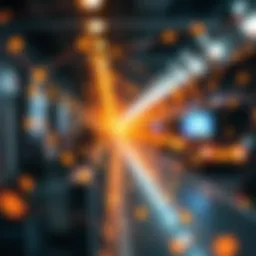 Conceptual representation of blockchain connectivity