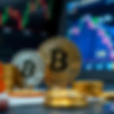 Trends in cryptocurrency exchange rates