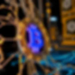 A conceptual illustration of blockchain technology in finance