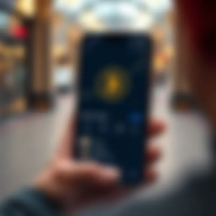 User-friendly interface of a cryptocurrency wallet application