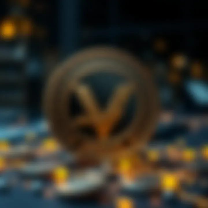 Blockchain Technology of Valkari Coin Visualization of Valkari Coin's blockchain technology and features.