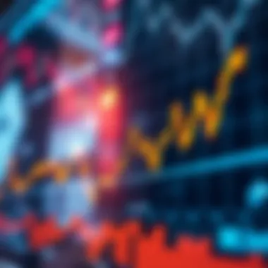 Graph depicting market volatility trends