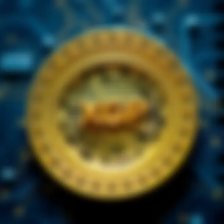 An intricate diagram showcasing the architecture of XGP coin