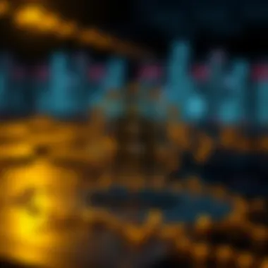 Conceptual representation of zero-knowledge proofs in blockchain technology.