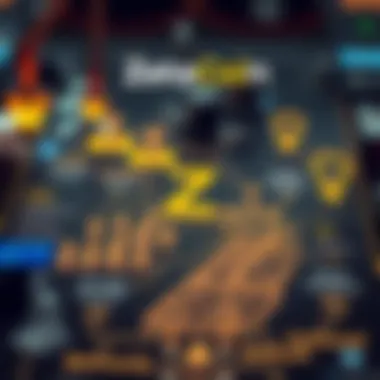 Infographic illustrating applications of ZetaCoin in various sectors